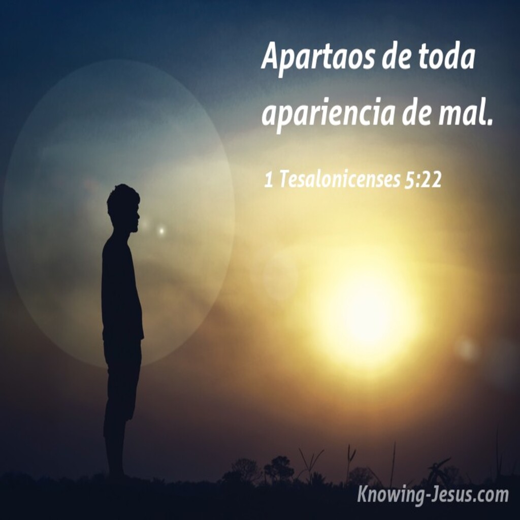 1 Tesalonicenses 5:22 La abstinencia (Armada)